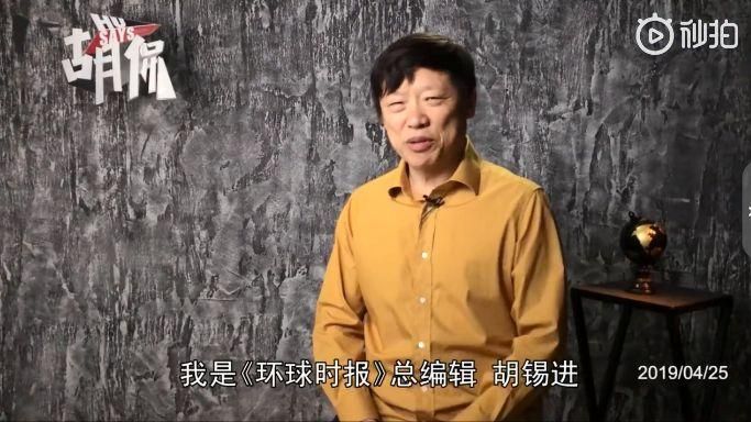 胡錫進：暴徒若升級　國家出手是必然
