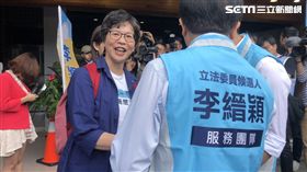 蔡壁如到場支持郭家軍李縉穎。 記者林恩如攝影