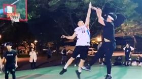 陽岱鋼大秀高難度跳投。（圖／翻攝自周杰倫IG）