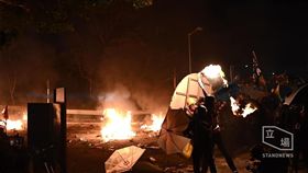 1112香港中大抗爭（圖／翻攝自Stand News 立場新聞）