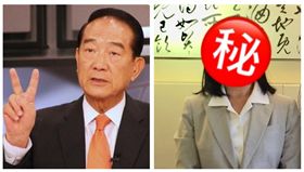 ▲宋楚瑜、劉憶如（組合圖，資料畫面）