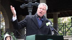 紐約市長白思豪稱孫中山為歷史偉人