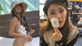 陳泱瑾誤將「衛生湯匙套」的韓文當成店名。（圖／翻攝自陳泱瑾IG）