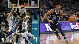 ▲『榜眼』莫蘭特（Ja Morant）絕殺黃蜂。（圖／美聯社／達志影像）