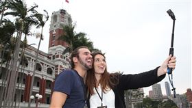 到總統府,住一晚,部落客,盼台灣,交流,聾文化(圖/中央社)