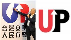 韓國瑜競選LOGO,FCCLA圖像　組合圖／韓國瑜辦公室提供、翻攝自FCCLA官網