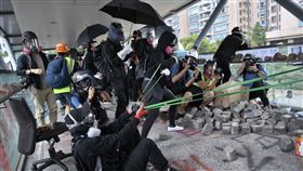 香港,反送中,暴力衝突,中國/出手干預,受關注(圖/中央社)