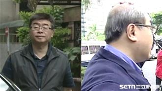 邱毅假髮掉「禿頭現」率眾開車撞地院