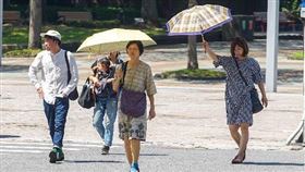 中央氣象局,東北季風,較乾空氣移入,多雲到晴,短暫雨(圖/中央社)