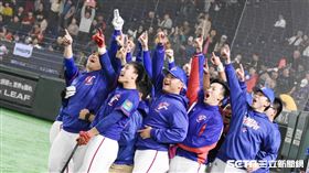 ▲12強中華隊慶祝。（資料圖／記者王怡翔攝影）