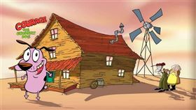 膽小狗英雄（翻攝自Twitter）