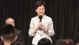 香港,工聯會,不滿,止暴制亂,林鄭月娥,處理止暴工作(圖/中央社)