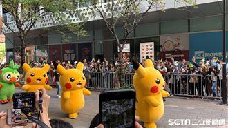 野生寶可夢！信義區捕獲超萌皮卡丘