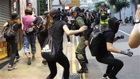 香港,港中大科大,畢業典禮,反送中,學生示威(圖/中央社)