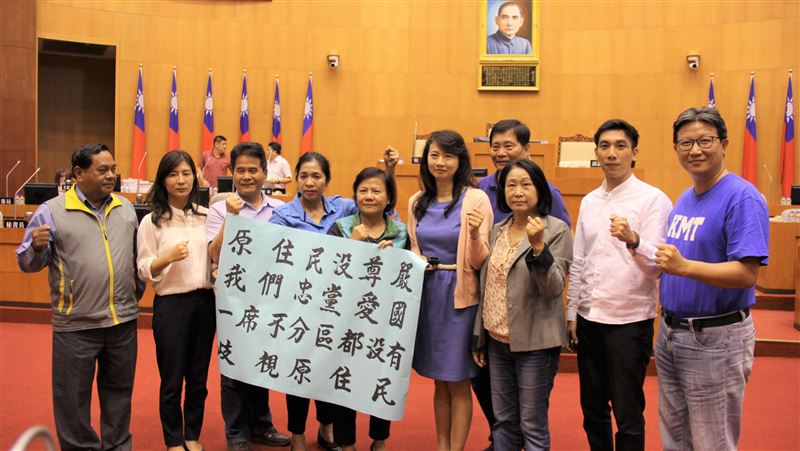 藍不分區安全名單無原民　屏議員抗議