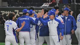 ▲12強韓國隊擊敗墨西哥，拿下奧運門票，將在16、17日連續2天對決日本隊。（圖／記者王怡翔攝影）