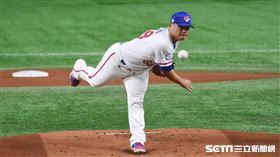 ▲12強中澳戰，中華隊先發投手胡智為。（圖／記者王怡翔攝影）