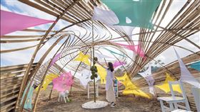 壯圍沙丘地景藝術節登場漫行沙丘－2019壯圍沙丘地景藝術節登場，展期至109年3月底止，12件地景藝術作品不但獨具特色，也彰顯壯圍在地精神，成為宜蘭冬季旅遊熱點。（交通部觀光局提供）中央社記者沈如峰宜蘭縣傳真　108年11月16日