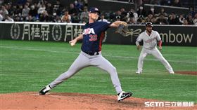 ▲12強美國隊Brandon Dickson。（圖／記者王怡翔攝影）