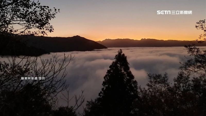 太平山雲瀑磅礡畫面曝光！網讚仙境