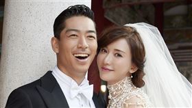 第一名模林志玲與日本「放浪兄弟」成員AKIRA婚紗照。（Ralph Lauren提供）