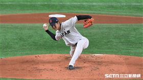 ▲12強日本隊下勾投手高橋禮。（圖／記者王怡翔攝影)