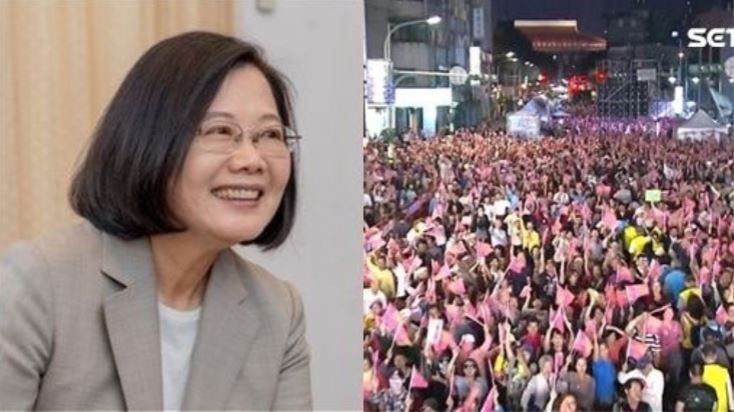 驚！小英造勢擠爆人…女神被激怒了！
