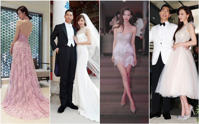 五套婚紗總整理！林志玲婚禮如時尚秀
