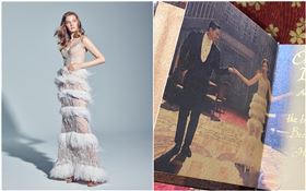 林志玲穿的LinLi Boutique 最新高訂天使系列的白紗「拉斐爾」，300,000元。（圖／品牌提供）

