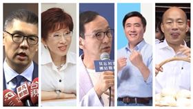 連勝文，洪秀柱，朱立倫，郝龍斌，韓國瑜。
