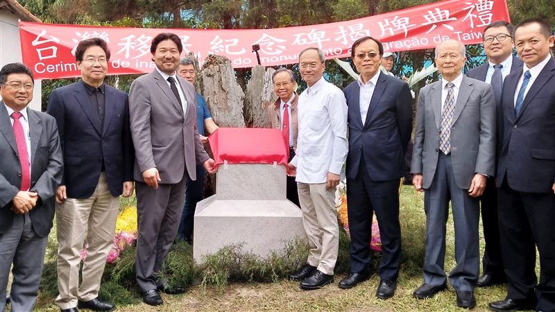 吳新興抵巴西　出席移民紀念碑典禮