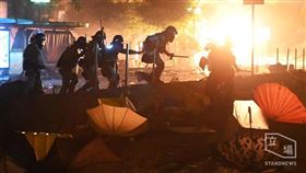 港警攻入香港理工大學（圖／翻攝自Stand News 立場新聞）