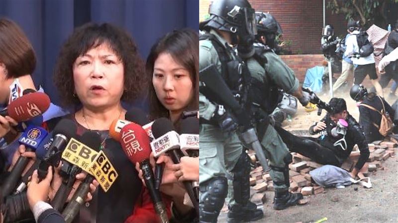 港人慘遭血腥鎮壓…葉毓蘭堅挺好警！