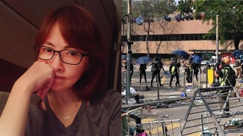 女星看反送中血戰！狂掉淚：心被撕裂