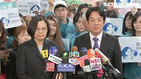 蔡英文,賴清德,赴中選會登記