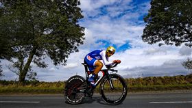 ▲馮俊凱代表中華隊參與2019約克郡世錦賽計時項目。（圖／巴林美利達車隊提供）