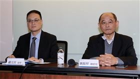 裕隆法說會登場裕隆集團旗下裕隆、裕日車及中華車19日下午舉行法說會，裕隆汽車總經理姚振祥（右）、協理羅文邑（左）出席，說明未來市場展望。中央社記者張皓安攝　108年11月19日