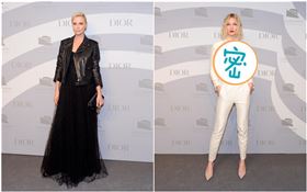 Dior提供
莎莉賽隆與超模卡莉克勞斯