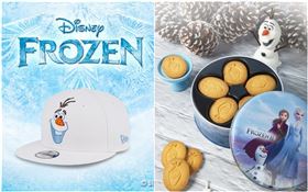 潮流品牌New Era與迪士尼合作推出的《冰雪奇緣2》聯名系列帽款