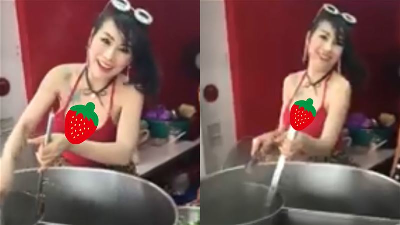 闆娘下麵熱情攪拌！雪球狂晃　網看暈