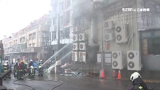 疑冷凍馬達爆炸！新開張牛排館陷火海