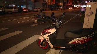 遭違規機車撞倒！騎士倒地再被後車撞