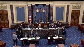 在香港警民衝突越演越烈之際，美國聯邦參議院19日以「一致同意」方式，通過備受矚目的參院版「香港人權與民主法案」。（翻攝參議院網站畫面）