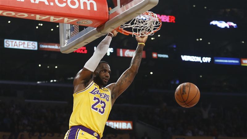 NBA／朗多+詹皇　超狂空中接力！