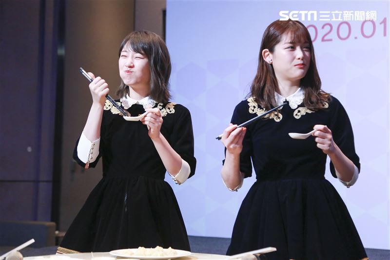 乃木坂46將於明年與粉絲們再度相約台北小巨蛋，成員高山一實、松村沙友理特別來台宣傳。（圖／記者林士傑攝影）