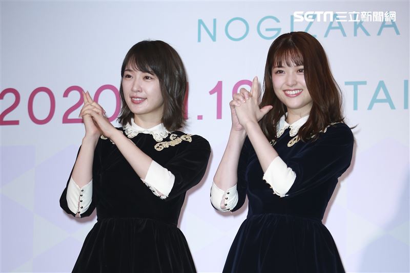 乃木坂46將於明年與粉絲們再度相約台北小巨蛋，成員高山一實、松村沙友理特別來台宣傳。（圖／記者林士傑攝影）