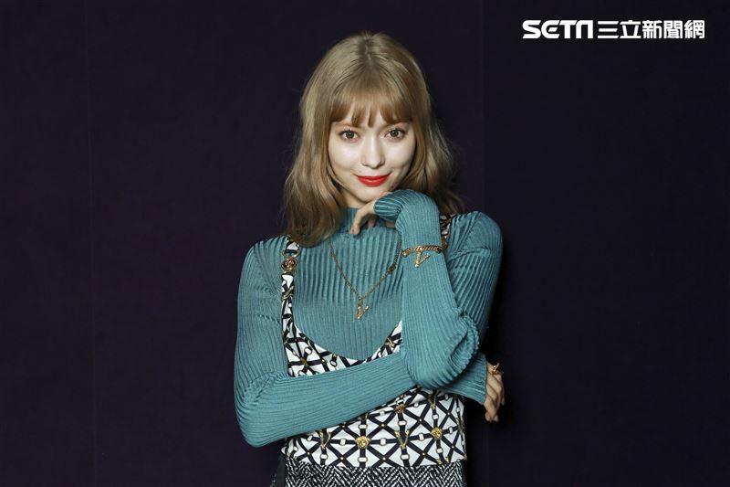 日本人氣模特兒八木Alissa接受三立新聞網專訪。（圖／記者林士傑攝影）