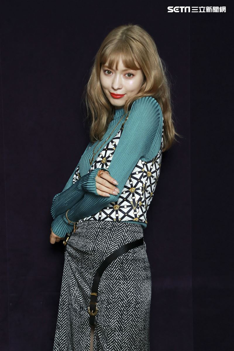 日本人氣模特兒八木Alissa接受三立新聞網專訪。（圖／記者林士傑攝影）