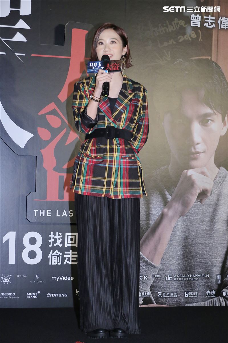 《聖人大盜》首映會，主持人Lulu黃路梓茵。（圖／記者林士傑攝影）