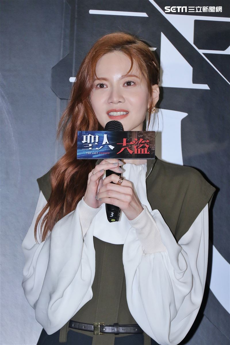 《聖人大盜》首映會，主演曾之喬。（圖／記者林士傑攝影）